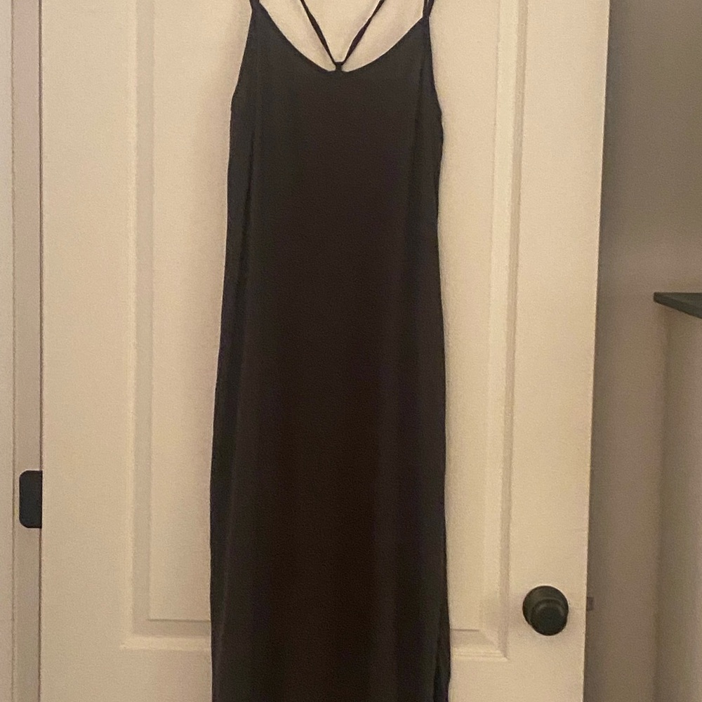 Navy Blue Slip Dress